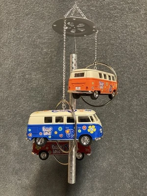 1962 Peace & Love Volkswagen Classic Bus Wind Chime - Image 1 of 4