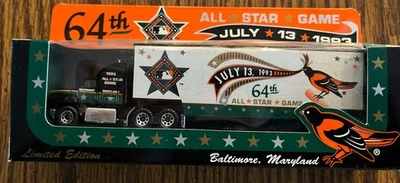 VINTAGE 1993 MATCHBOX 64th ALL STAR GAME BALTIMORE ORIOLES DIECAST TRUCK- NIB - Image 1 of 4