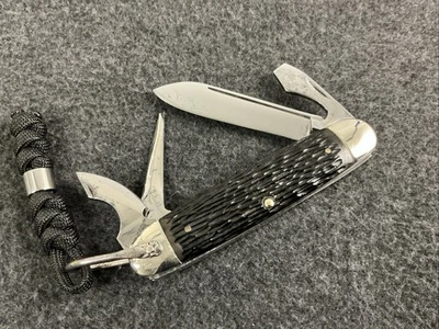 NAVAJA DE BOLSILLO UTILITARIA KUTMASTER UTICA NY EE. UU. SCOUT/de colección años 60-70 Foto 1 de 4