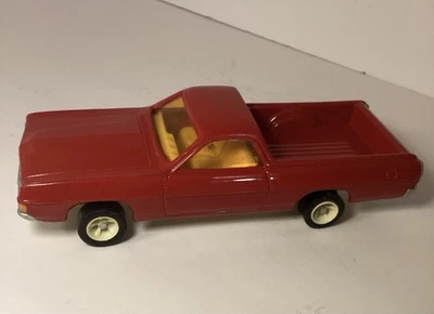 VINTAGE 1960S TONKA PLASTIC RED FORD RANCHERO 9 INCHES LONG EXCELLENT COND L@@K! - Image 1 of 4