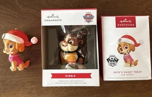Hallmark Ornament Paw Patrol Skye's Sweet Treat & Rubble - Bild 1 von 5