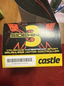 “Castle Sidewinder 3 ESC 1/10 Scale Waterproof Brushless Motor Controller NEW” - Picture 1 of 4