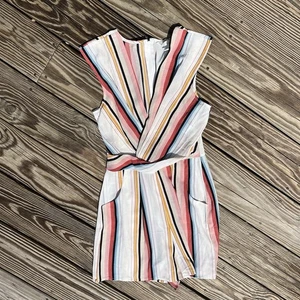 Speechless Junior Surplice gestreifter Strampler natur Größe Small - Bild 1 von 4