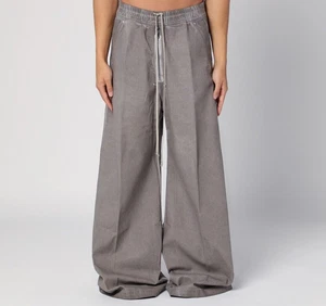Rick Owens DRKSHDW GETH BELAS Foil Coated Denim Wide Pants 34 115072447 - Picture 1 of 5