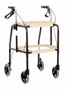 CareCo Deluxe Height Adjustable Trolley Walker With Handbrakes RRP £99.99 - Picture 1 of 1