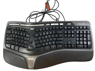 Microsoft Natural Ergonomic 4000 Wired USB Keyboard - Image 1 of 3