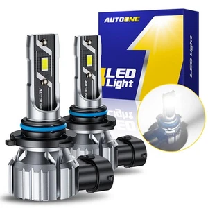 Pair HB4 9006 LED Bulb Headlights Kit Low Super Beam Bright White 6500K Fog Lamp - Picture 1 of 12