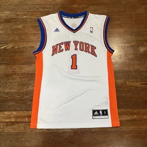 New York Knicks Jersey Small Mens Amare Stoudemire White Adidas  - Picture 1 of 7