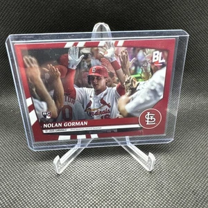 Nolan Gorman Rookie Super Rare Red Foil - 2023 Topps Big League #278 RC - Bild 1 von 4