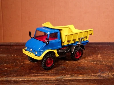 Corgi Toys 409 Mercedes Benz Unimog with Dumper vintage selten rar - Bild 1 von 4