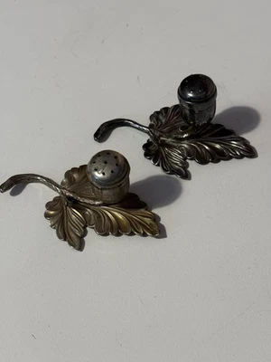 Porta Sale E Pepe In Argento Foglia - Immagine 1 di 4