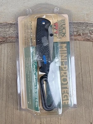 Buck Knives USA Mini Protege 455FL Black Lockback Pocket Knife, Flick-It - Image 1 of 3