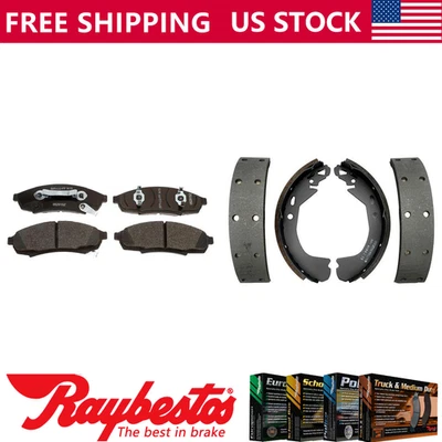 Kit pastillas de freno y zapatas de freno delanteras traseras de cerámica para Chevrolet Lumina 1994-2001 Foto 1 de 4