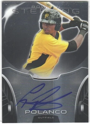 Autógrafos Bowman Sterling Gregory Polanco 2013 #BSAP-GP Prospect AU Foto 1 de 2