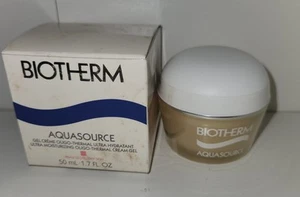 Vintage Biotherm Aquasource Cream Gel 1.7 fl oz – NIP – Made in Canada - Picture 1 of 8