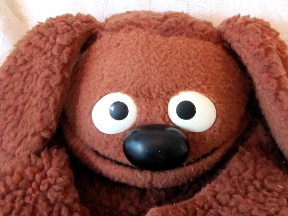 De colección Muppets Rowlf El Perro 1977 Fisher Price 17” Peluche Marioneta de Mano Jim Henson 852 Foto 1 de 4