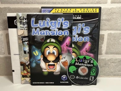 Luigi's Mansion Nintendo GameCube CIB Complete Very Minty Players Choice/inserts - Image 1 of 4