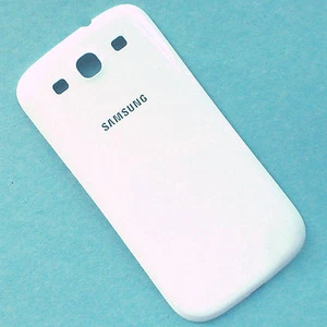 Samsung Galaxy S3 i9300 rear battery cover back housing white gloss Genuine - Picture 1 of 1