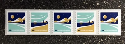 2025USA 5958-5959 10c American Vistas Presorted Standard  PNC Plate Strip 5 Mint - Image 1 of 2