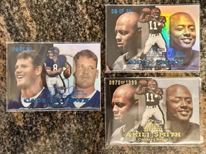 1999 Flair Showcase Legacy #189 Akili Smith RC, Cade McNown RC /99 & Smith /1999