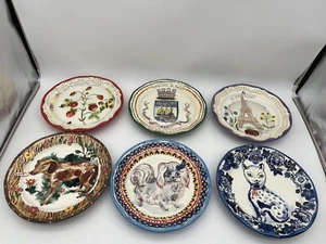 (6) Piatti da cena in ceramica Anthropologie Nathalie Lete 10" RARI, ottime condizioni - Foto 1 di 8