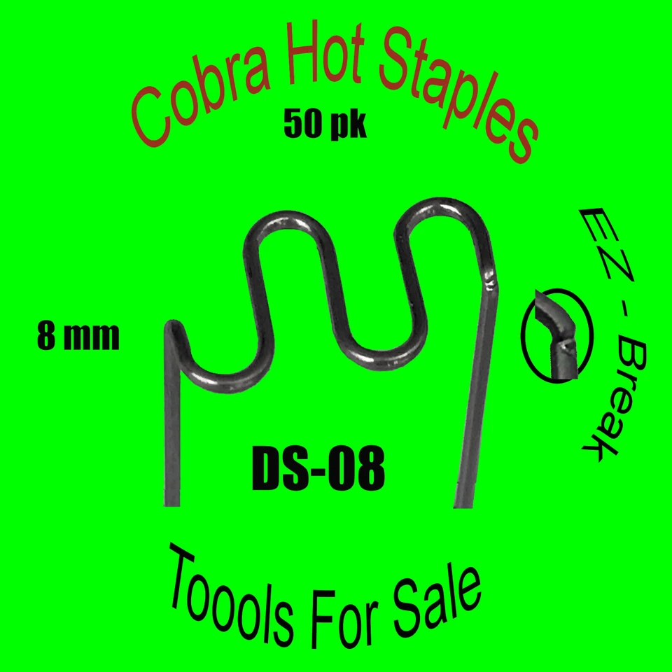 Cobra Hot Staples DS-08 S-Pattern 8mm Foto 1 de 1
