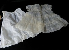 Tulle And Lace Baptism Dress - Cotton Petticoat