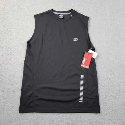 Camiseta sin mangas Rawlings para hombre pequeña negra con logotipo con etiqueta Foto 1 de 4