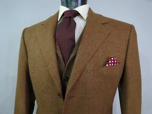 Abrigo deportivo Saint Andrews Milano hecho a mano Italia tweed mezcla cachemir 41 42 L - Imagen 1 de 12