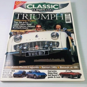 Classic And Sportscar Magazine 1998 November Triumph TR, Ashton Martin Lagonda - Picture 1 of 10