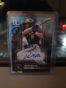 2024 Topps Big League Big League Auto Owen Miller #BLA-OM Auto - Foto 1 di 2