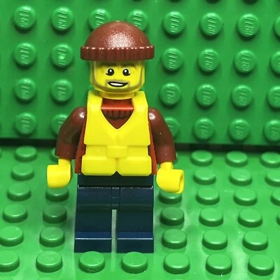 Lego cty0817 LIFEBOAT PASAJERO Guardia Costera Ciudad Minifigura Foto 1 de 2