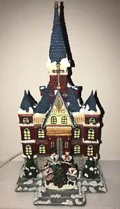 WEIHNACHTSDORF BELEUCHTETE UNIVERSITÄT MIT LIEDERN PORZELLAN - STADTGEBÄUDE - NEU - Bild 1 von 12