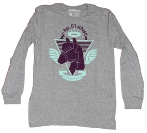 Parks And Recreation  Mens Long Sleeve T-Shirt- Bye Bye Lil Sebastian - Picture 1 of 1