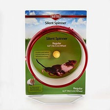 Kaytee Hamster Silent Spinner 6 1/2 inch Exercise Wheel Colors Vary