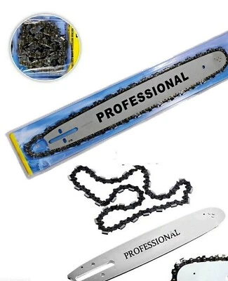 LAMA E BARRA PER MOTOSEGA 50 CM + 2 catene CATENA MOTO SEGA 20" 325 76 maglie - Immagine 1 di 4