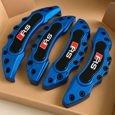 Cubierta de pinza de freno 4 piezas para Audi B3 A3 A4 A6 A7 A5 Q5 Q3 RS Q5 Q7 Q2 S-Line RS Foto 1 de 4