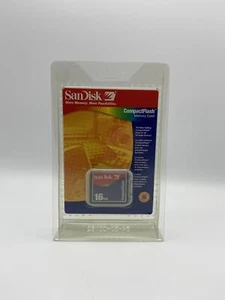 Vintage Sandisk 16mb Compact Flash Memory Card (SDCFB-16-768) - Picture 1 of 2