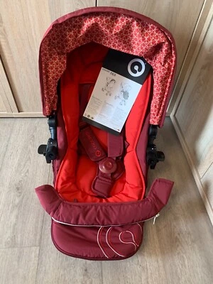Neuer Stoffbezug für Concord Neo Sitzeinheit Buggy Sportwagen rot - Bild 1 von 3