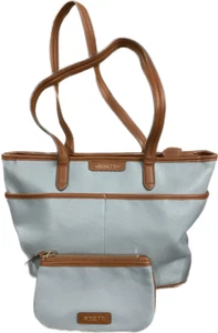 Rosetti Tessa Vegan Leather Textured Tote with matching wallet- Preowned - Picture 1 of 19