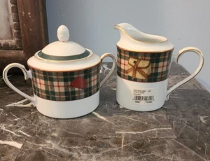 Noritake Sports Page Creamer and Sugar set UNUSED DISPLAY PIECES - Picture 1 of 8