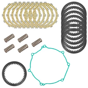 Clutch Friction Steel Plates and Gasket Kit for Kawasaki KX450F KX450 2012-2015 - Picture 1 of 5