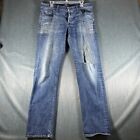 7 For All Mankind Mens Jeans Blue Standard Fit Five Pockets Size 36