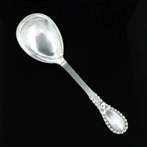 Evald Nielsen. Nr. 13. Servierlöffel Silber. 25,4 cm. - Bild 1 von 1