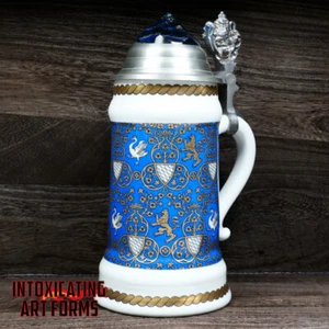 Taza de cerveza - Rey - Tapa de cristal Stein - Imagen 1 de 5