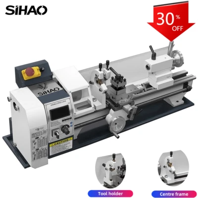 SIHAO 22×50cm Metalldrehmaschine Mini Drehmaschine Drehbank Metal Lathe Tischdrehbank