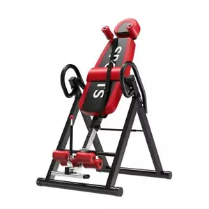 Gravity Inversion Table - Upside Down Machine - Heavy Duty - Red / Black - Picture 1 of 8