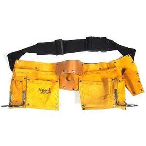 Adjustable Leather Tool Belt for Construction Renovation Carpenters & Plumbers - Picture 1 of 1