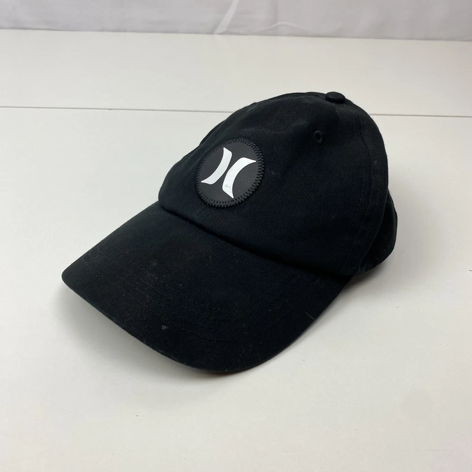 Gorra de béisbol Hurley unisex jóvenes niños talla única ajustable negra blanca sombrero surf Foto 1 de 4