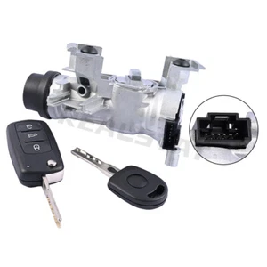 IGNITION BARREL STARTER SWITCH FOR VW TIGUAN GOLF TOURAN W/REMOTE CONTROL KEY - Picture 1 of 9